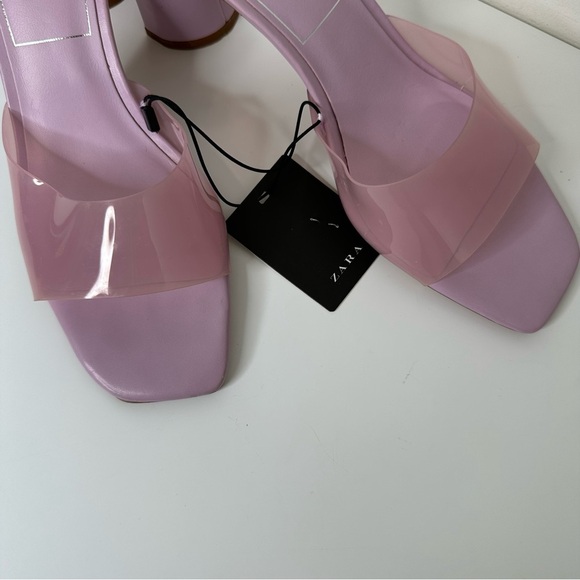 Zara purple heels sandals size 38 - Picture 5 of 12